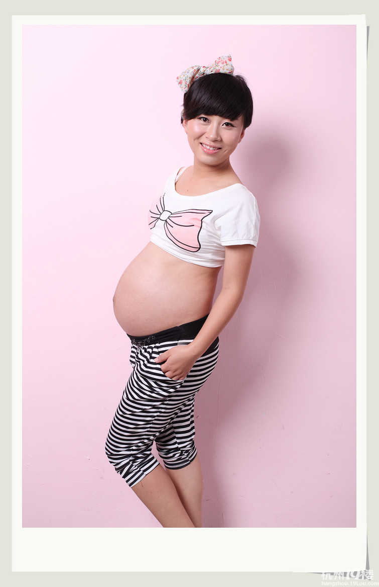 晒晒我的孕妇照