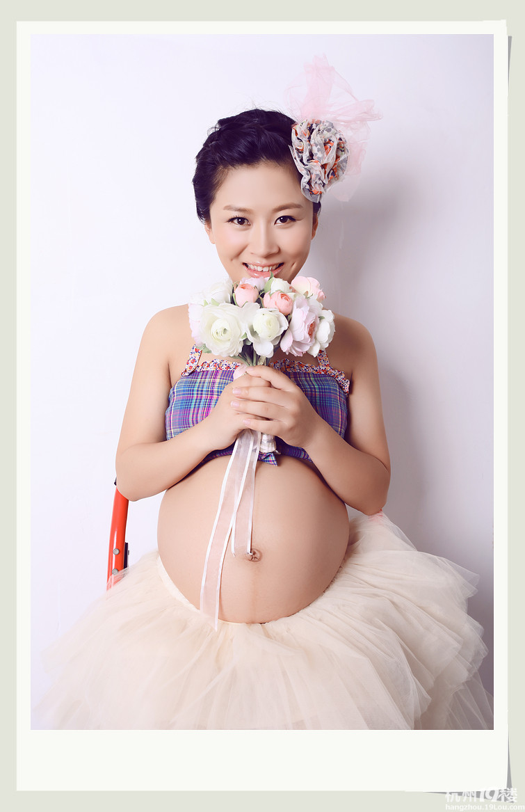 晒晒我的孕妇照