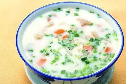 蘑菇菜丝燕麦汤